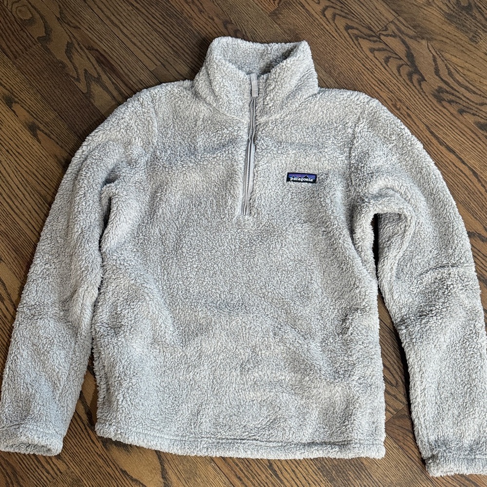 Patagonia Light Gray Fleece sweatshirt